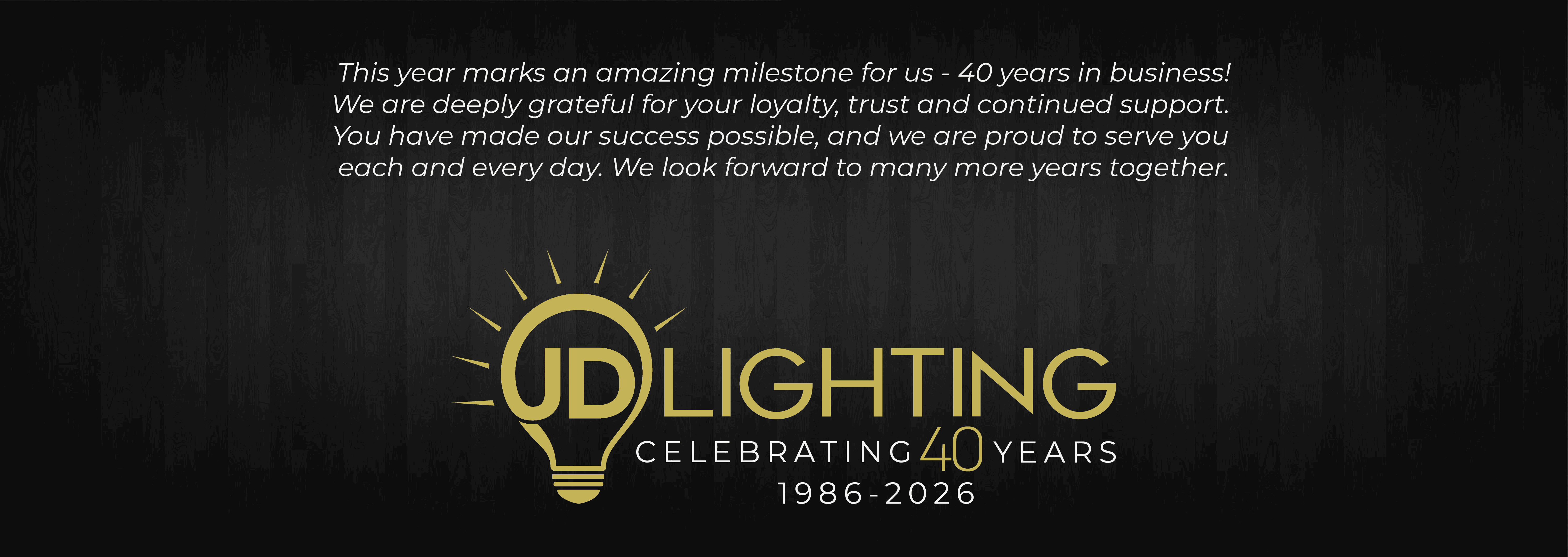 40 Years in Business